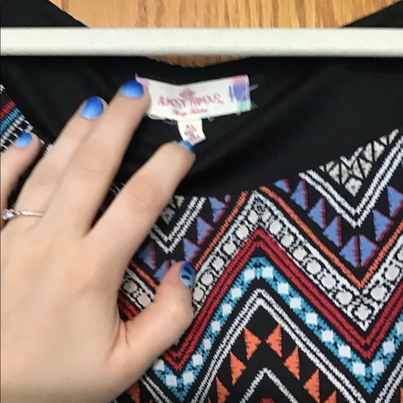 Patterned fit and flare dress - Picture 3 of 4